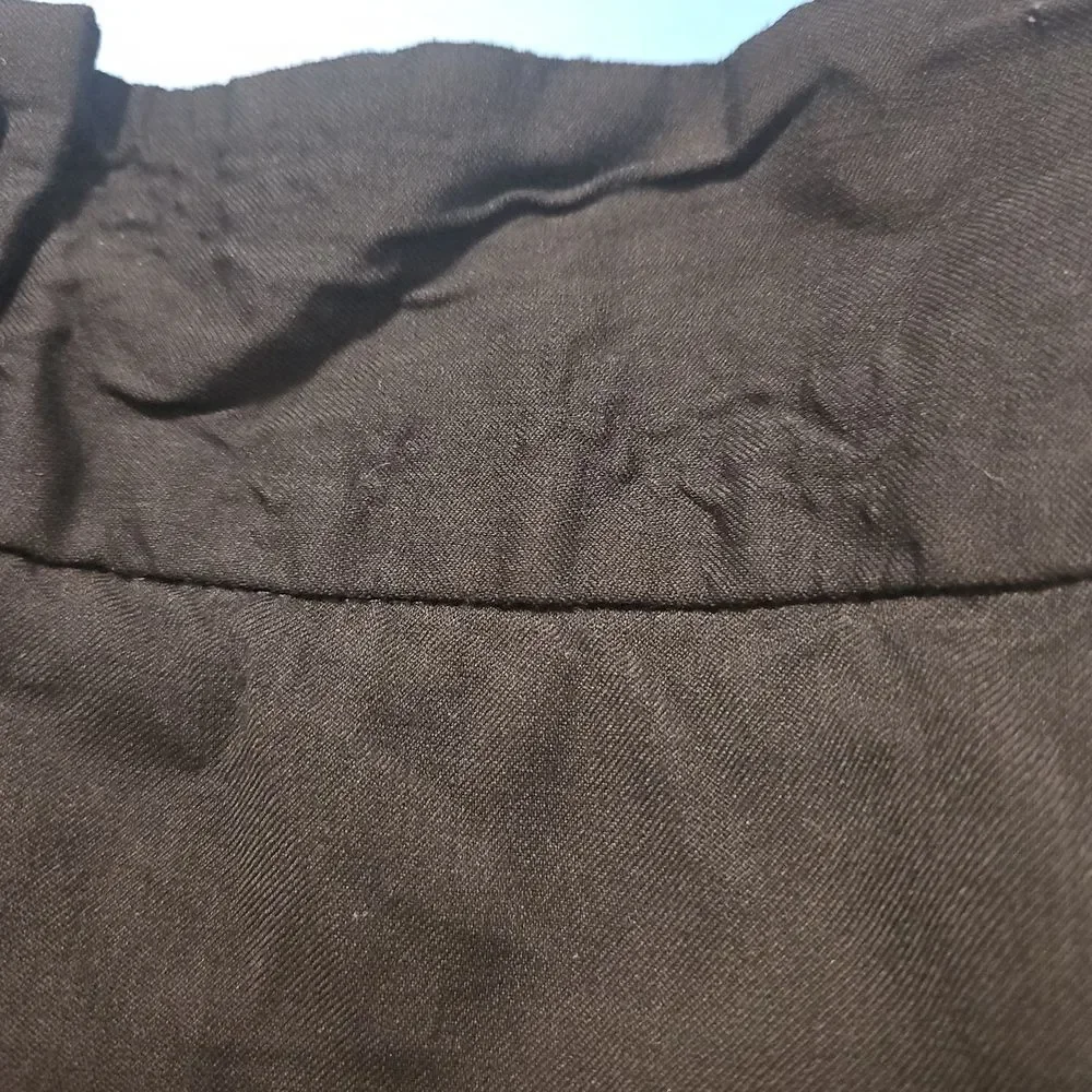 ​Dolce & Gabbana Black 100% Virgin Wool Straight Leg Trousers